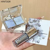 ราคา HYNTOOR อายแชโดว์สองสี ลิปกลอส กันน้ำและกันเหงื่อ อายแชโดว์สีธรรมชาติ ติดทนนาน ไม่ซีดจาง (48502588338)