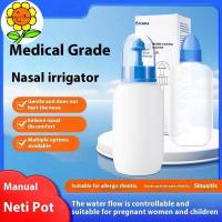 ราคา SUNSHOP 240/250ml ทําความสะอาดล้างจมูก Irrigator ปากล้างขวดจมูก Protector หลีกเลี่ยงโรคจมูกอักเสบภูมิแพ้ไซนัสอักเสบผู้ใหญ่เด็ก Neti หม้อ TH (49902995922)