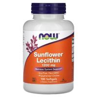ราคา เลซิติน ดอกทานตะวัน NOW Foods, Sunflower Lecithin, 1,200 mg, 100 Softgels (25058501479)