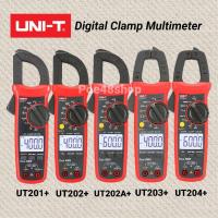 ราคา UNI-T ดิจิตอลแคลมป์มิเตอร์ รุ่น UT201+ UT202+ UT202A+ UT203+ UT204+ Digital Clamp Meter True RMS คลิปแอมป์ NCVTest (4073265376)