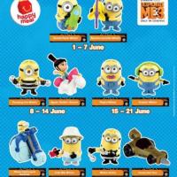 ราคา Happy meal McDonald's (minion) มินเนี่ยน ในแพ็ค ครบเซ็ต (6096659324)