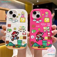 ราคา สต๊อกไทย เคสสำหรับไอโฟน15 ลายการ์ตูนเกมมารโอ เคสมือถือนิ่มกลมใหญ่TPU For IPhone17 16 15 14 11 12 13ProMax 6/7/8Plus XSXR (44656600682)