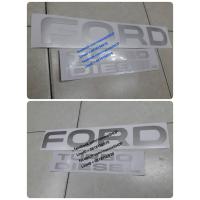 ราคา สติ๊กเกอร์แบบดั้งเดิมติดท้ายรถ FORD RANGER คำว่า FORD และ TURBO DIESEL ติดรถ ฟอร์ด แต่งรถ sticker (1202611733)