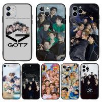 ราคา เคสโทรศัพท์TPUซิลิโคนสีดําgot7[T-9] สําหรับiPhone 5 5s SE 6 6s 6Plus 6sPlus 7 8 SE 7Plus 8Plus X XR XS Max (41477969403)