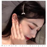ราคา SSHC033 Mermaid Tail Hairpin กิ๊บหางนางเงือก มี 2 สี (29692669752)