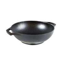 ราคา Lodge Cast Iron Wok กระทะเหล็กหล่อสองหูก้นลึก 9 นิ้ว (22.86 cm) L9MW (4057163248)