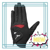 ราคา MIZUNO Golf Glove Comfy Grip Men's Left Hand Synthetic Leather/Artificial Leather + Silicone Print Processing/Synthetic Leather Black/Red 21cm 5MJML253 (41479036610)