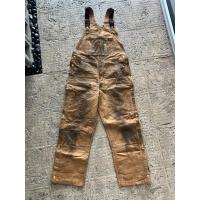 ราคา Carhartt Double Knee Bib Overall Size : M เอว31-38 (28742555442)