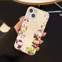 ราคา ⭐Sunny Casing⭐ตุ๊กตาของขวัญคริสต์มาสการ์ตูน iPhone 16 15 11 13 14 12 Pro Max 7Plus X Xr Xs Max Waterproof Phone Case (28968416358)