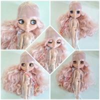 ราคา พร้อมส่งตุ๊กตาบลายธ์รีเจ็ค ผิวแทน ผมลอนยาว สีชมพูกะปิ-บอดี้ข้อต่อสูง30 cm (18979885116)