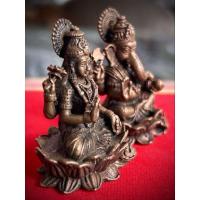 ราคา ลักษมีคเณศ -พระแม่ลักษมี คู่ พระพิฆเนศงานนำเข้าจากอินเดีย (28372985090)
