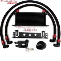 ราคา 16 Row Oil Cooler Kit Thermostatic For Subaru BRZ Scion FR-S Toyota GT86 FT86 FA20 Engine（AN10 Ther (48404992730)