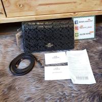 ราคา NWT COACH F15620 FOLDOVER CROSSBODY CLUTCH IN SIGNATURE DEBOSSED PATENT LEATHER (1324868606)