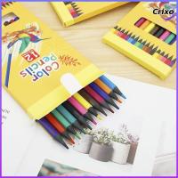 ราคา Crixo เลือกได้!ดินสอสี 12/24/36 สี – คุณภาพดี ราคาถูกสำหรับเด็กวาดรูป (45304165239)