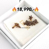 ราคา New jadior dior earrings อะไหล่ทองวินเทจ (4106356896)