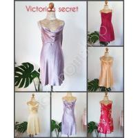 ราคา เดรสคอถ่วง ชุดนอนซาติน คอถ่วง ชุดคอถ่วง สายเดี่ยว ผูกหลัง ซิลล์วินเทจ แบรนด์Victoria's secret (12476094152)
