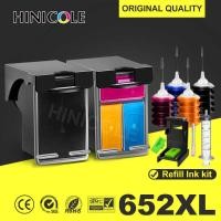 ราคา เปลี่ยนตลับหมึก HINICOLE 652XL HP 652 สำหรับ HP652 ตลับหมึก Deskjet Ink Advantage 5075 De (24909214760)