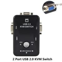 ราคา DELMERWU สวิตช์ VGA KVM 2 in 1 Out KVM USB 2.0 KVM Switch Splitter, Plug and Play VGA Switcher ยืดหยุ่น USB 2.0 KVM Switcher สําหรับคอมพิวเตอร์/เมาส์/คีย์บอร์ด/ดิสก์ U (46456518850)