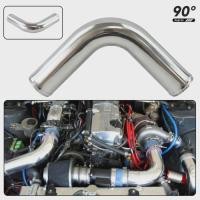 ราคา Universal 45mm/1.77 "inch 90 ° Aluminum Turbo Intercooler Pipe Piping Tubing L= 300mm (47156901441)