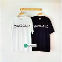 ราคา เสื้อยืดลาย thailandสกรีนด้านหน้าอย่างเดียวผลิตในประเทศไทยมีสีขาวสีดำ ใส่ได้ทั้งผู้หญิงผู้ชาย (21772050358)