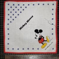 ราคา ผ้าเช็ดหน้าลิขสิทธิ์ของแท้ % Mickey Mouse 28x28cm. (22962822209)