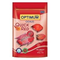 ราคา Optimum cichlid quick red ออพติมั่ม อาหารปลาเม็ดกลางขนาด100g ปลาหมอสี (25909503030)