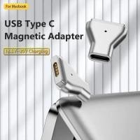 ราคา Type C Magnetic USB PD Adapter สําหรับ Apple Magsafe 1 Magsafe 2 MacBook Pro Plug Converter USB C หญิง Fast Charging ADAPTER (50305387366)