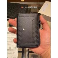 ราคา [พร้อมกล่อง] ใหม่เอี่ยม MONTBLANC กระเป๋าสตางค์ใส่เหรียญซิปหนังวัวชั้นแรก/กระเป๋ากุญแจ/กระเป๋าบัตร MB129977 (28928654476)