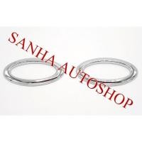 ราคา ครอบไฟแก้มโครเมียม Toyota Vios ปี 2007-2012 และ Toyota Yaris ปี 2006,2007,2008,2009,2010,2011,2012,2013 ทรงกลมรี (2872846260)