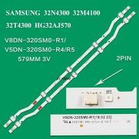 ราคา หลอดแบล็คไลท์ทีวี SAMSUNG(ซัมซุง) รุ่น 32N4300 32M4100 32T4300 HG32AJ570 (5LED 2เส้น)สินค้าใหม่ (20423521546)