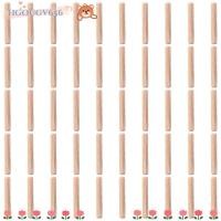 ราคา HGOUGV656 50 ชิ้นเดือยไม้, 6x30 มม.6x40 มม.6x50 มม.ไม้ Dowel Pins, ไม้หัตถกรรม Dowel หมุด (24744113272)