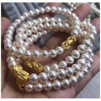 ราคา สร้อยข้อมือไข่มุกสีขาวร้อยกับปี่เซียะทองแท้99.99 (11601902025)