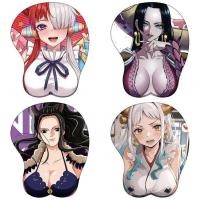 ราคา อะนิเมะ One Piece 3D สายรัดข้อมือแผ่นรองเมาส์ Nami Robin Uta Hancock Yamato ซิลิโคน Mousepad เซ็กซี่หน้าอก 3D สายรัดข้อมือแผ่นรองเม้าส์ (26684392441)