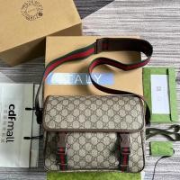 ราคา [คุณภาพสูง] 2023 สไตล์ใหม่ GG Supreme Canvas Messenger Bag กระเป๋าผู้ชาย Flap Bag กระเป๋าสะพาย Mess (28925530237)