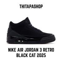 ราคา NIKE AIR JORDAN 3 RETRO BLACK CAT 2025 (28073469105)