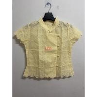 ราคา เสื้อลูกไม้ สีเหลือง ไซส์ L (6841043810)