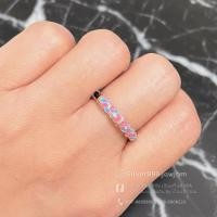 ราคา แหวนเงินสอดหางช้าง แหวนเงินลายสุโขทัย สอดหางช้าง แหวนเงินสุโขทัยลงยา เงิน99.99 ไซส์55 ไซส์56 (25297981315)