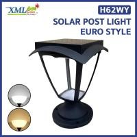 ราคา โคมไฟหัวเสาโซล่าเซลล์ สไตล์ยุโรป (เเสง : ขาว + เหลืองวอมไวท์) (8836458399)