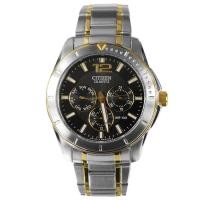 ราคา Citizen Quartz Chronograph Stainless Steel Strap AG8304-51E-Silver/Black (340081356)