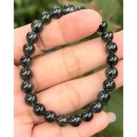 ราคา กำไลหินนำโชคไหมเขียว (Green Rutilated Quartz) ขนาด 7.5 มิล (23270996449)