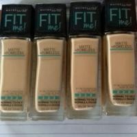 ราคา Maybelline Fit Me Matt + Poreless Foundation 30 ml. ใหม่ แท้ 100% พร้อมส่ง (400141150)