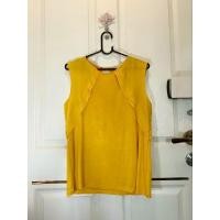 ราคา Zara เสื้อแขนกุด สีเหลืองมัสตาร์ด (Zaraแท้) (12499958669)
