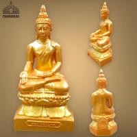 ราคา AMU]O1สมเด็จพระไพรีพินาศ พระประธานประจำวัดบวรนิเวศวิหาร เนื้อเรซิ่น สีน้ำทอง หน้าตัก 5 นิ้ว สูง 10 นิ้ว รุ่นนี้เด่นเรื่อ (23671300607)