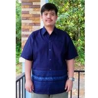 ราคา เสื้อหม้อฮ่อมพิมพ์ลายผู้ชายอก40-62"‼️ใหม่‼️ซาฟารีเสื้อหม้อฮ่อมแพร่ (6756676135)