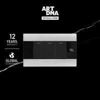 ราคา ART DNA รุ่น A88 Switch 1 Way Size S สีซิลเวอร์ ปลั๊กไฟโมเดิร์น ปลั๊กไฟสวยๆ สวิทซ์ สวยๆ switch design (6333953611)