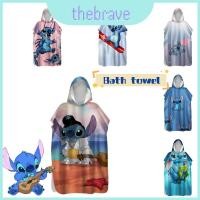 ราคา เย็บสองด้านสีชมพูตุ๊กตาพิมพ์ Stitch Cape ผ้าเช็ดตัวชายหาดสําหรับดําน้ํากลางแจ้งและว่ายน้ํา (41078778982)
