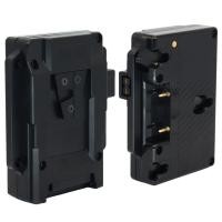 ราคา V-Mount/XLR 4Pin to Gold Mount แบตเตอรี่อะแดปเตอร์แผ่น Converter V ล็อคสําหรับ Sony HDV DSLR Rig ARRI RED JVC Video (47155777638)