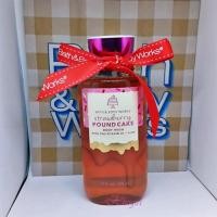 ราคา ของแท้ 100% Bath and Body Works strawberry pound cake Body Wash & Shower Gel (29391435)