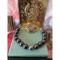 ราคา สร้อยข้อมือตะกรุดบ่วงนาคบาศพร้อมลูกปัดหินแท้เฮมาไทต์ขนาด 10 มิล (25207073491)