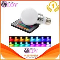 ราคา LOVBAG หลอดไฟ 3W E27 LED RGB 16 สี + รีโมท (7514546852)